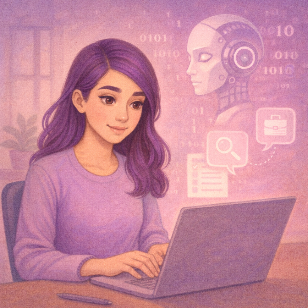 woman-using-ai-to-prep-for-job-interview